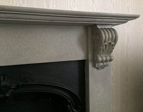 Lizzie Wells Decorating - Marble Effect Painting - Fireplace