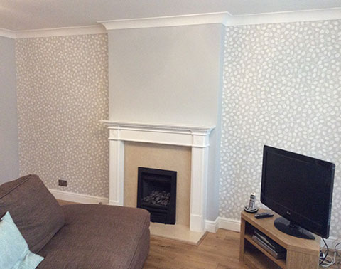 Lizzie Wells Decorating - Decorated Living Room - Hastings